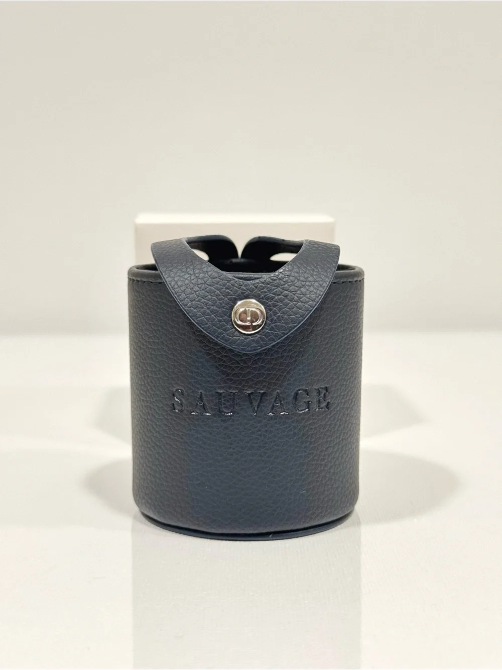 RARE Dior Beauty Gift Dark Blue Small Pen/Brush Holder Pouch New In Box